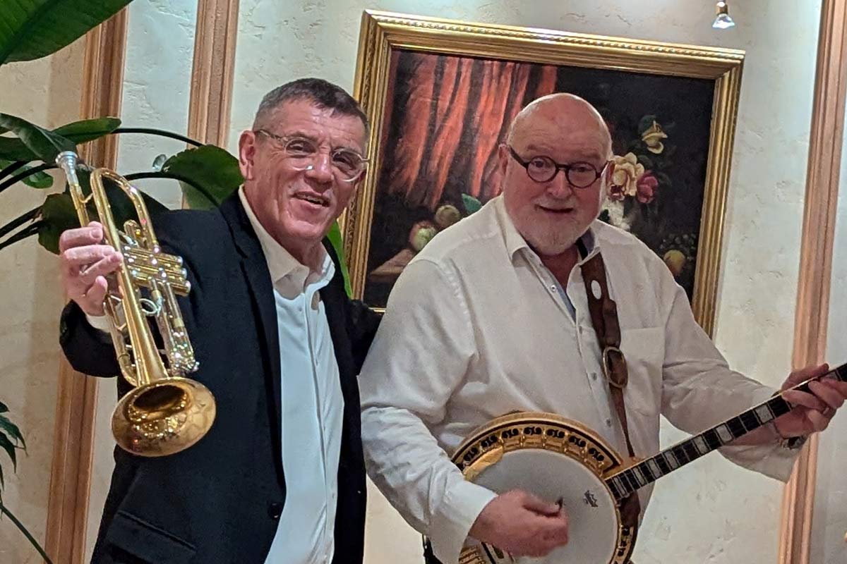 Helmut Dold und Hermann Bruderhofer Duo – Trompete und Banjo